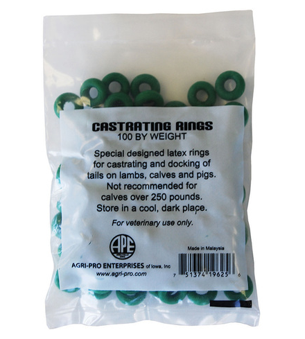 Castrating Rings, 100 Count
