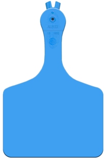 Allflex ATag Feedlot, Blank, 50 Count (Light Blue)