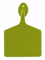 Allflex Feedlot, Blank, 50 Count (Olive Green)