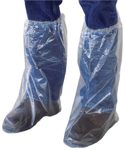 Elastic Top Disposable Boot Covers - 6 MIL