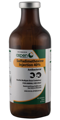 Sulfadimethoxine Injection 40% 250 mL