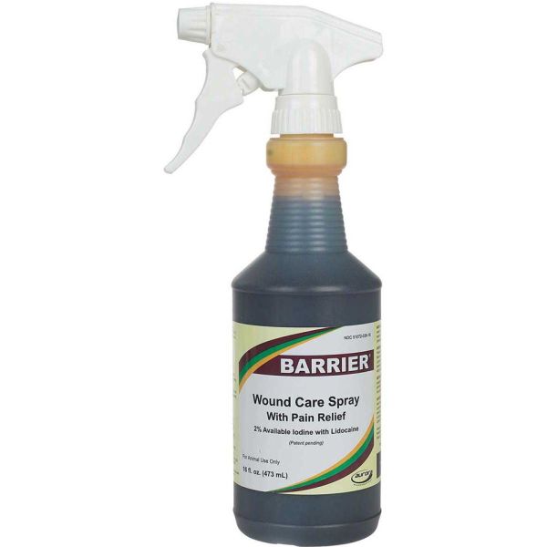 Barrier Wound Care Spray with Pain Relief, 16 fl oz