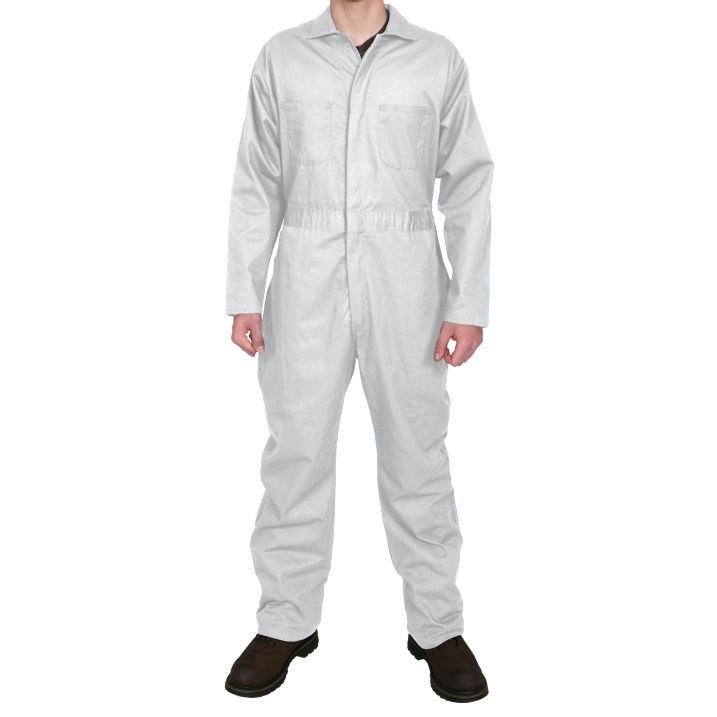 30〜40s WWII White COVERALLS 大戦 カバーオール 白 超希少!VTG40'sWWII大戦モデルホワイトコットンカバーオール 2ポケ