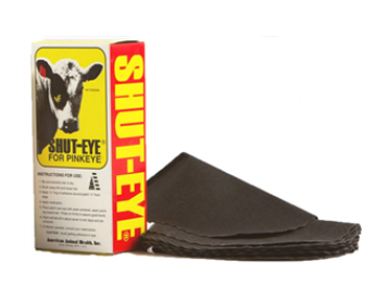 Shut-Eye Pinkeye Patch with Cement, Cow Size