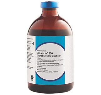 Bio-Mycin 200 Injection (Oxytetracycline) (RX), 100 mL