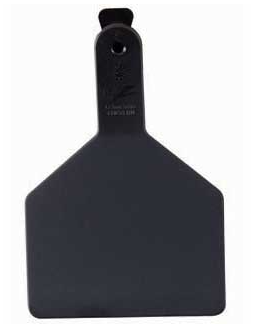 Z Tag Z1 Cow, Blank Black Tag