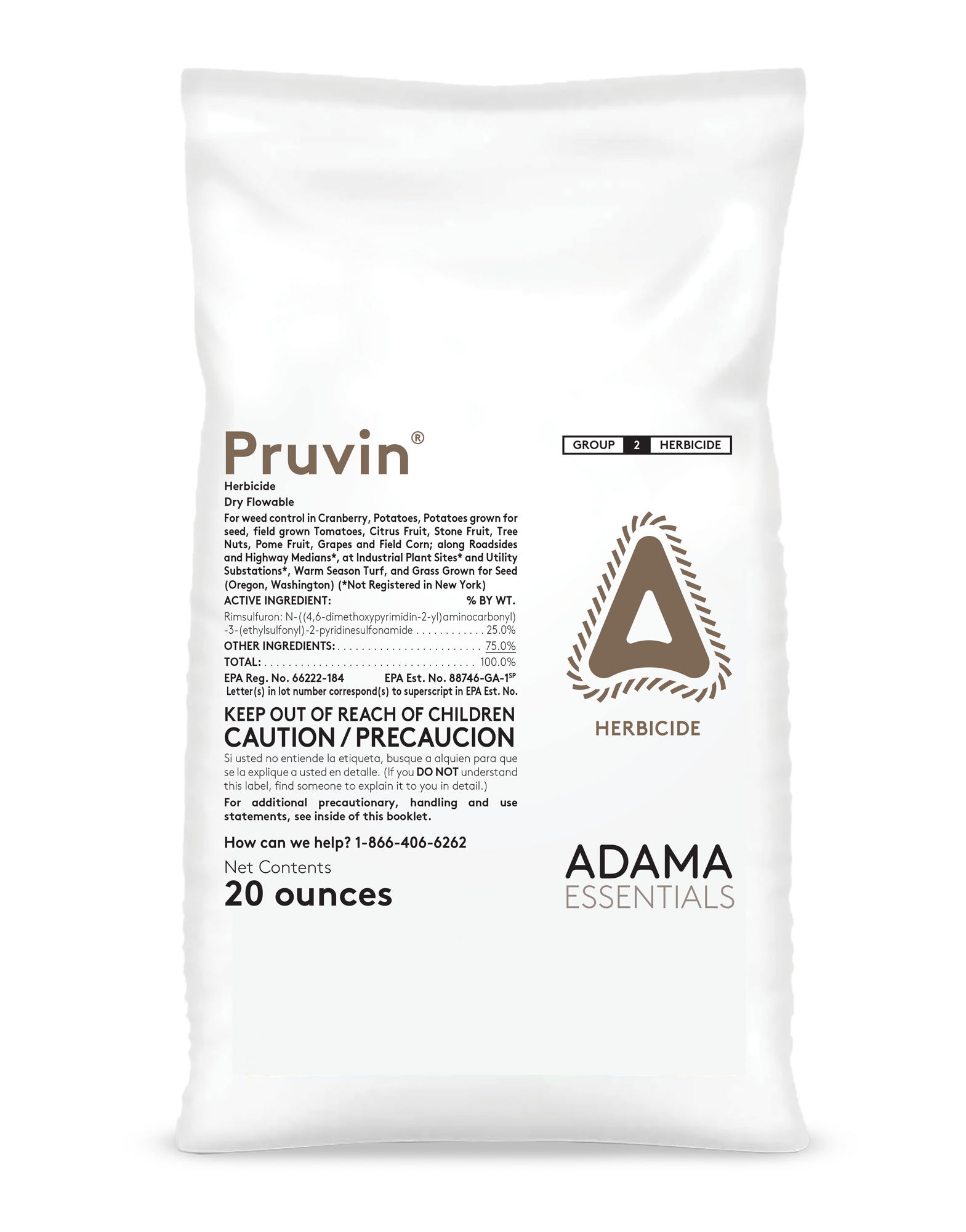 pruvin-herbicide-bag