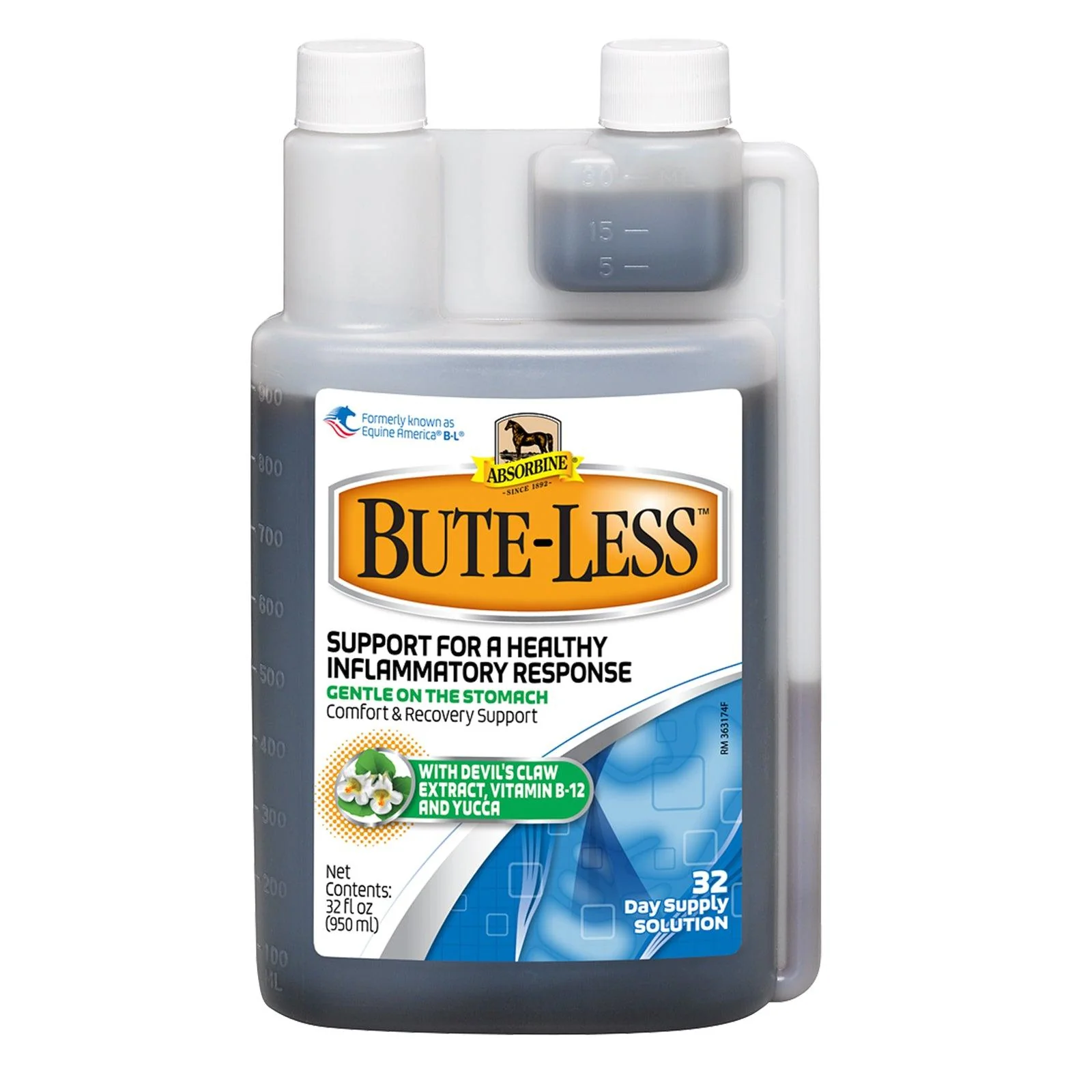 Absorbine Bute-Less Comfort and Recovery Support Solution, 32 fl. oz