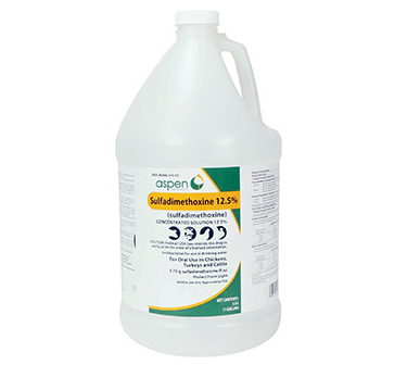 Sulfadimethoxine 12.5% gallon (Aspen)
