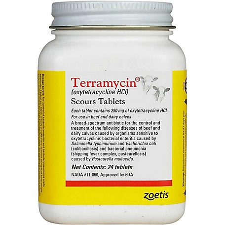 Terramycin® Scour Tablets, 24 Count (Rx)