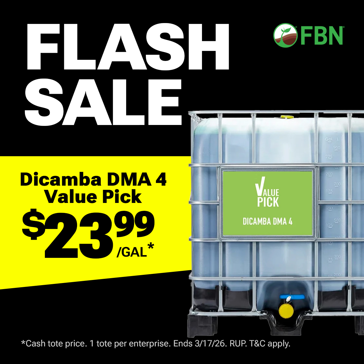 Dicamba DMA 4 VP Flash