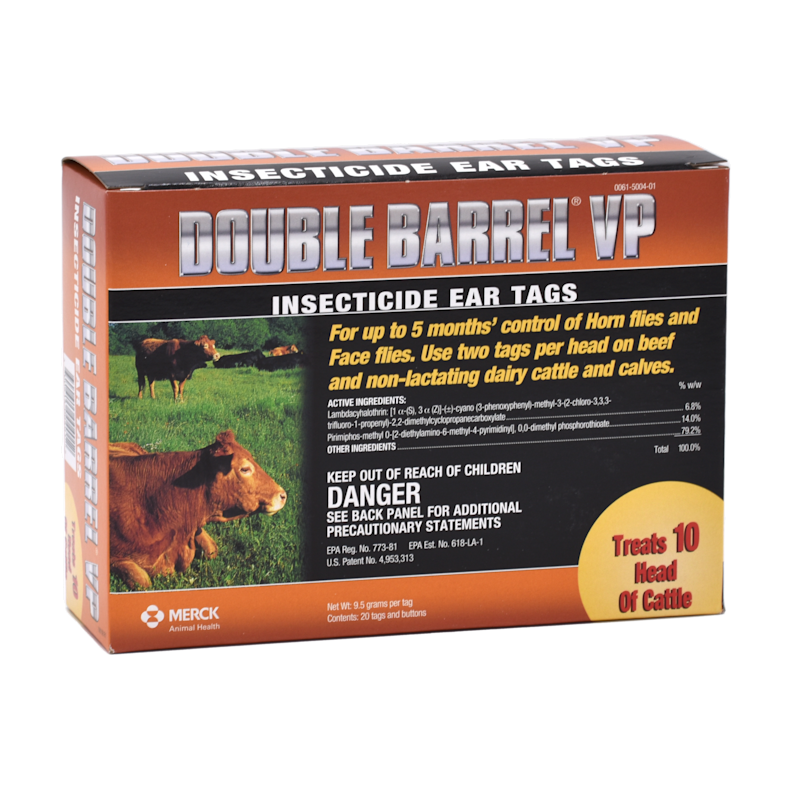 Double Barrel VP Ear Tags
