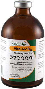 Vita-Jec B12 1000 Injection (Aspen), 100 mL