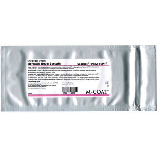 Solidbac® Pinkeye IR/PR 50 dose