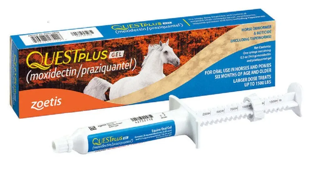 Quest Plus Gel Equine Dewormer, 1 Syringe