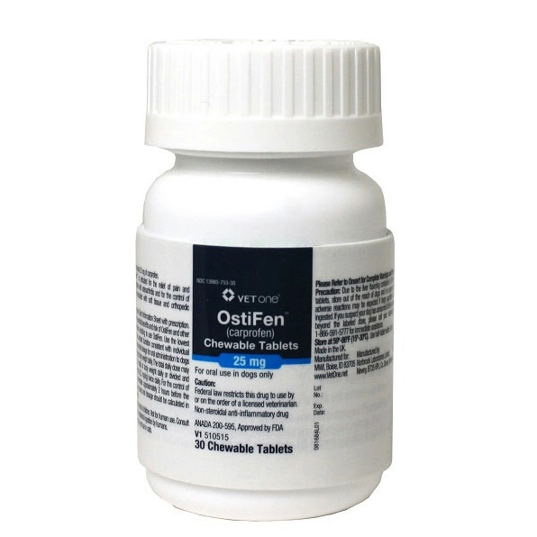 OstiFen 25 mg Chewable Tablet, 30 Count