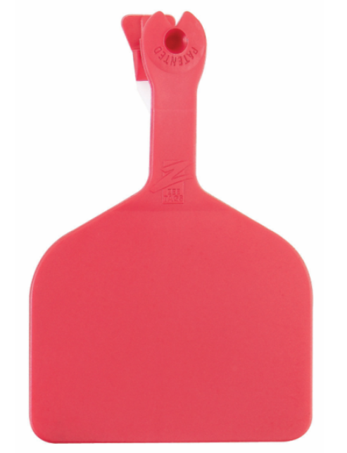 Z Tag Z1 Feedlot, Blank, 50 Count (Red)