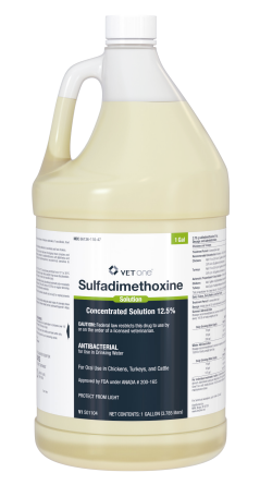 Sulfadimethoxine 12.5% Solution (VetOne) gallon