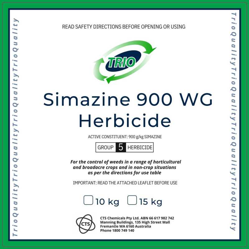 Trio Simazine 900 WG Herbicide