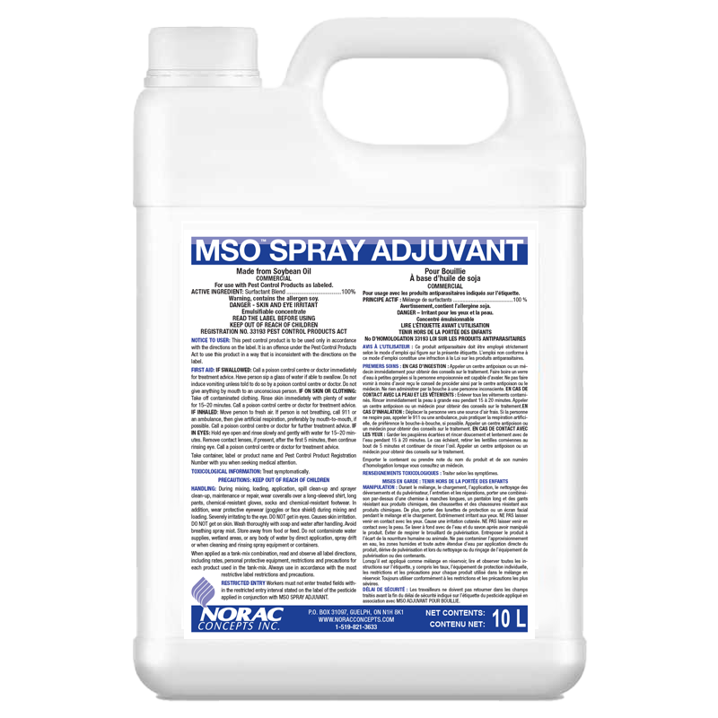MSO® Spray Adjuvant jug
