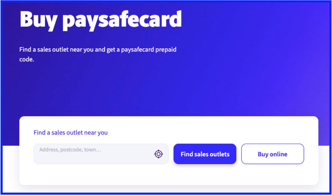 Buy paysafecard