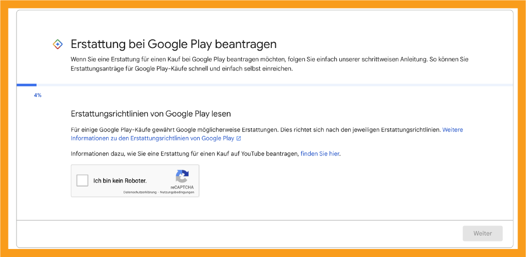 Google Play beantragen