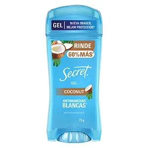 Secret Gel Invisible Antitranspirante Coco 73g