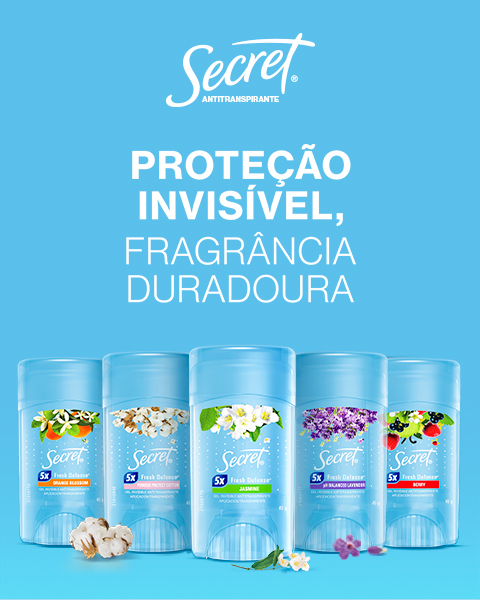 Gel Antitranspirante Invisível para Mulheres | Secret