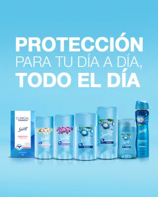 Productos de Desodorantes y Antitranspirantes de Secret: Encuentra tu protección ideal