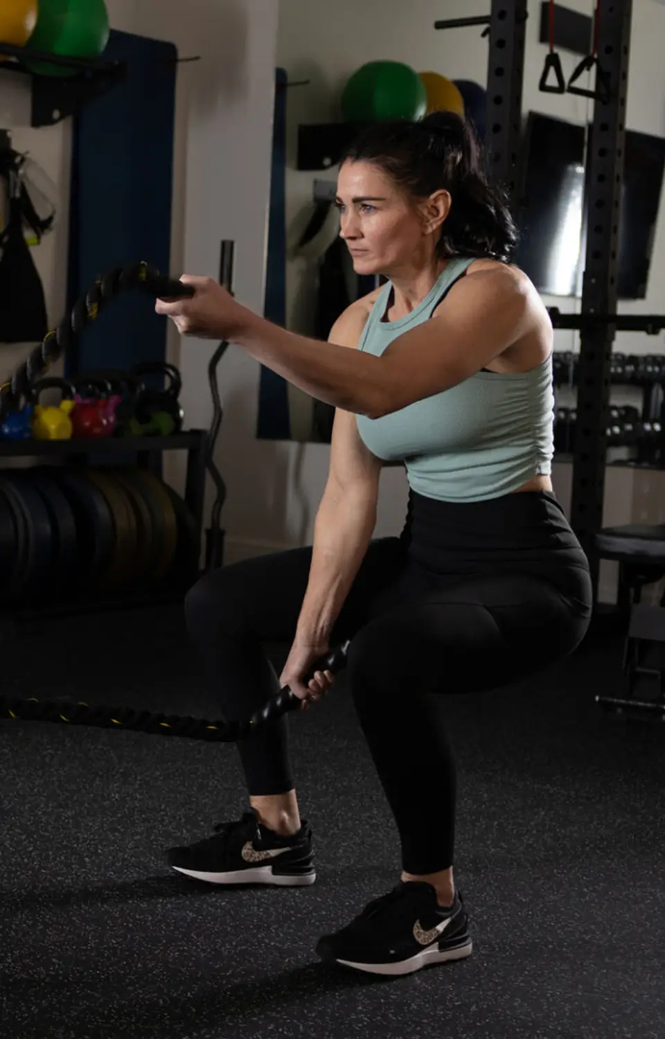 MLT - Woman Working Out in Gym