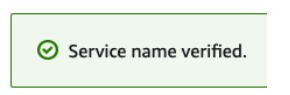 The following status should appear indicating that the Deribit service was successfully located: