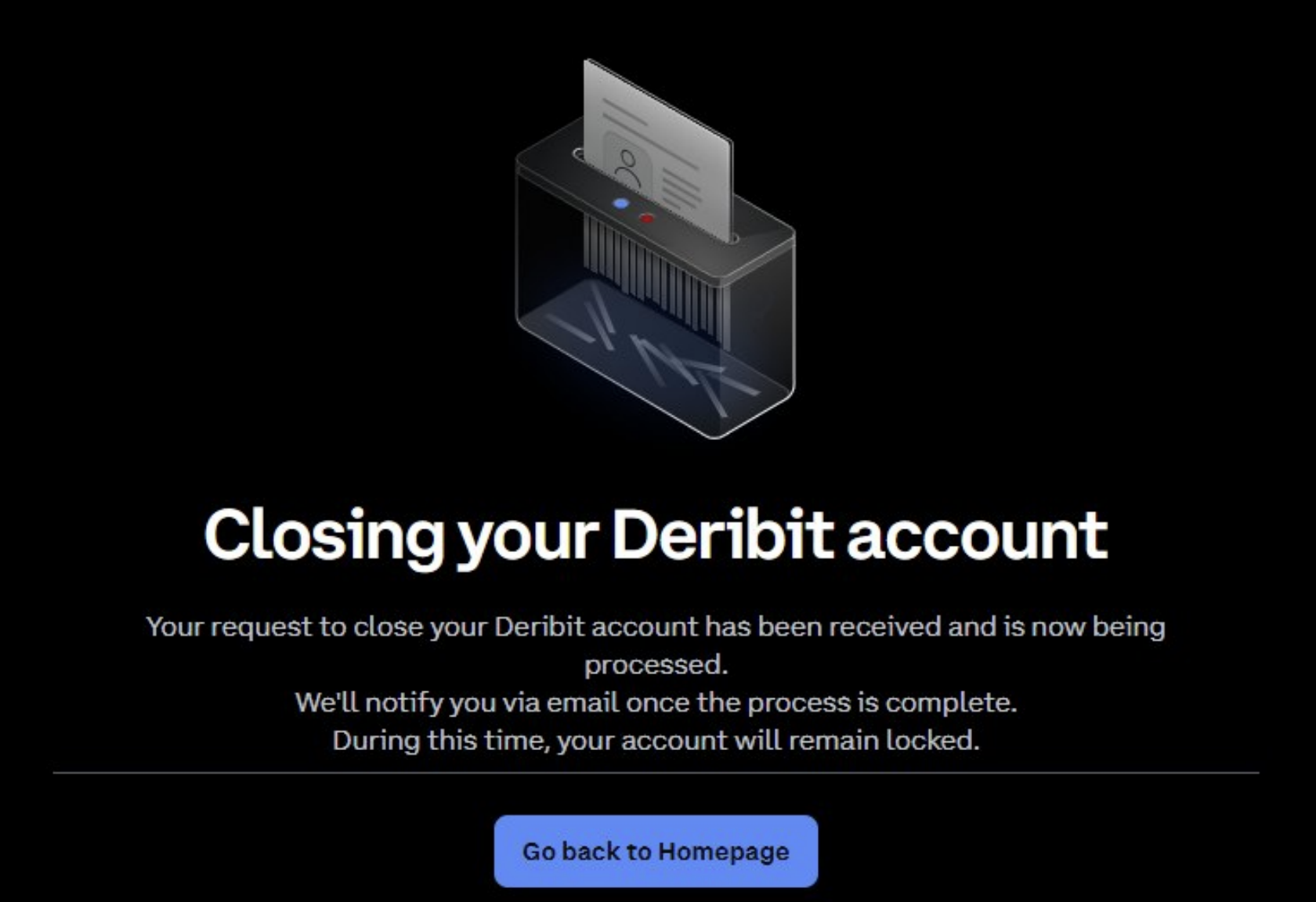 API Key Deletion: All API keys associated with the main account and subaccounts will be deleted.