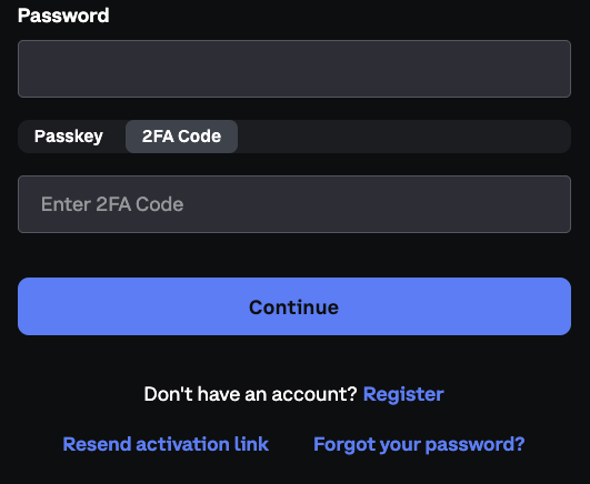 The account must be activated first or tied to an account email before this feature can be used. If your account is not 