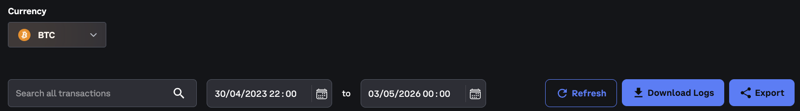 Transaction log