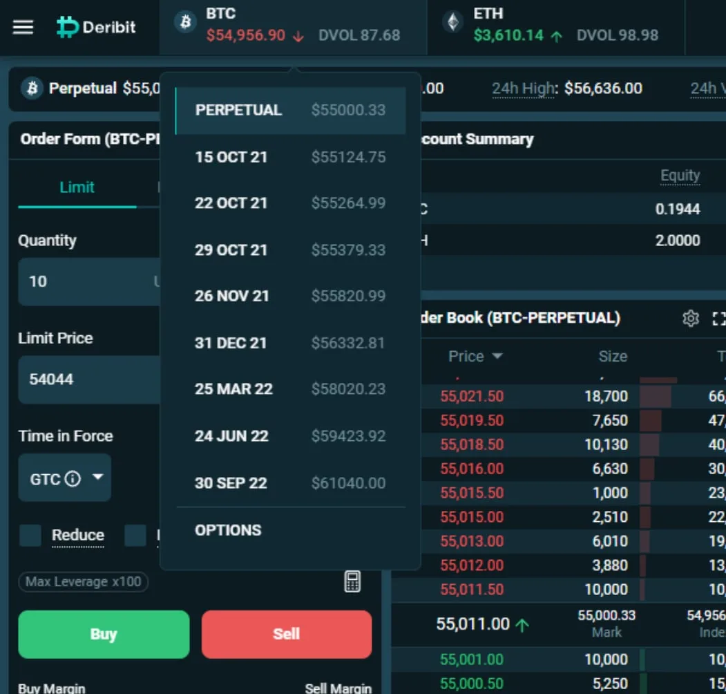 Deribit_Insights - Introducing New User Interface - Image (3/21)