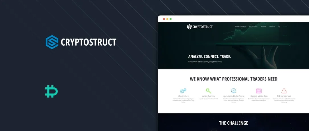 Low-latency market data and order entry gateways via CryptoStruct