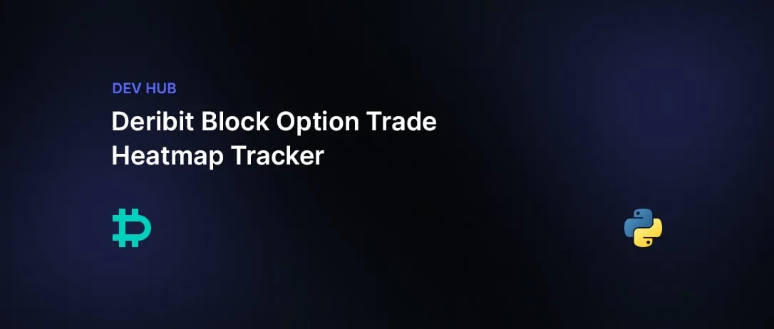 Deribit Block Option Trade Heatmap Tracker