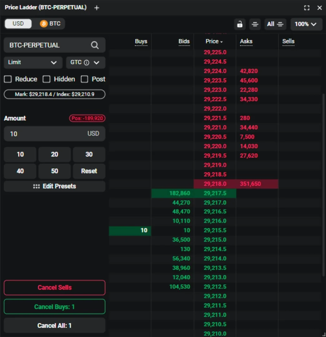 Deribit_Insights - Deribit Price Ladder - Image (6/8)