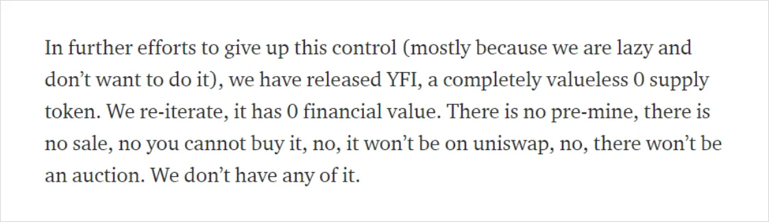 Deribit_Insights - YFI A Tale of Fair Launch, Governance and Value - Image (1/1)