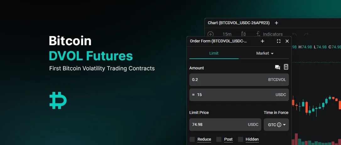 Deribit to Launch Industry’s First Bitcoin Volatility Trading Contracts