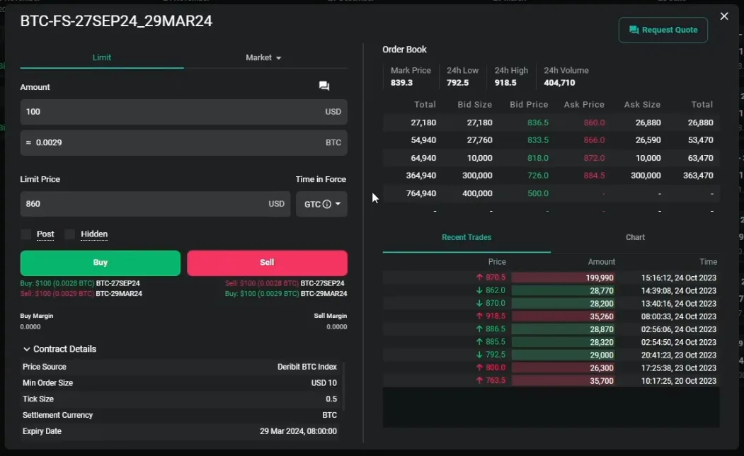 Deribit_Insights - Futures Spreads Matrix On Deribit - Image (6/6)