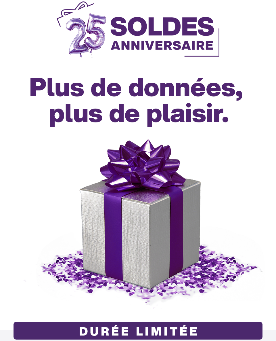 Plus de données, plus de plaisar.