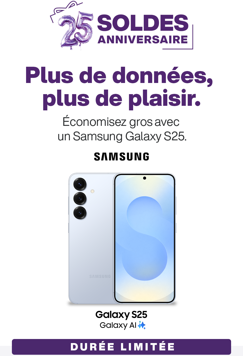 Plus de données, plus de plaisar.