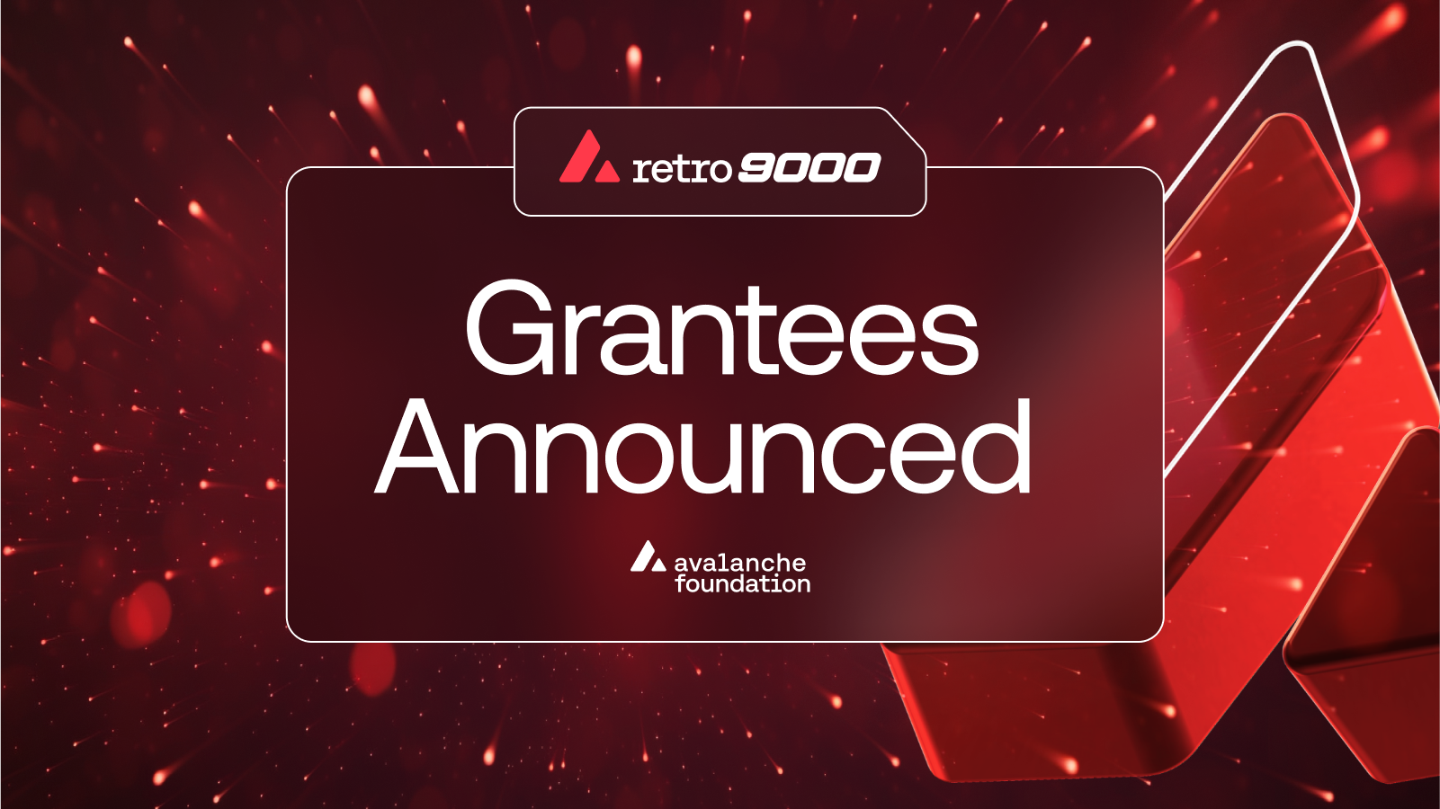 Avax.network — The Avalanche Foundation Announces First Retro9000 Grantees