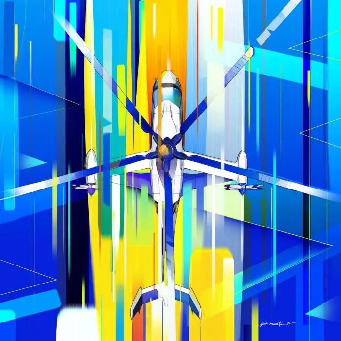 Artist Spotlight: Celine Manetta Helps Airbus Celebrate with Nearly 130,000 Employees