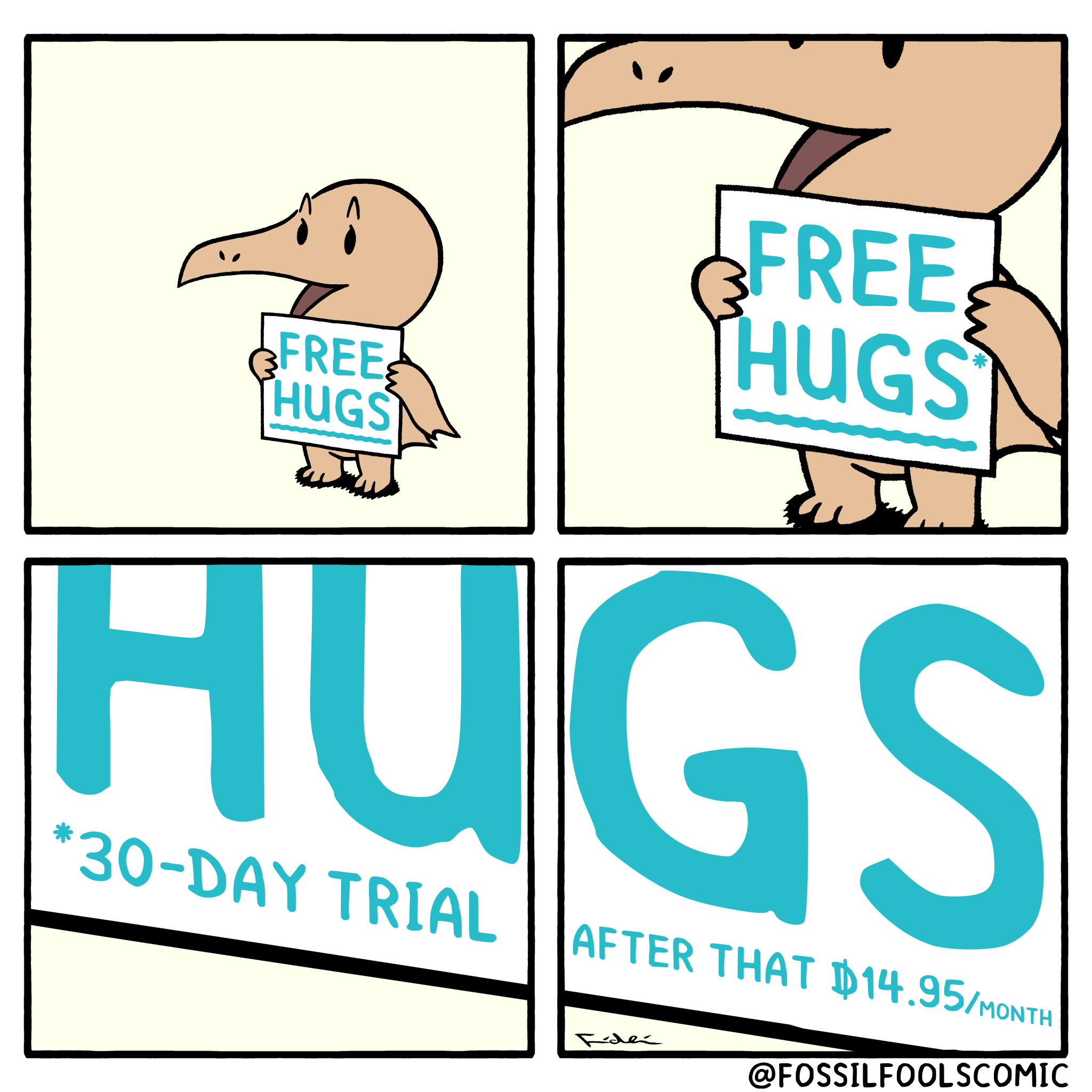 Comic: Free Hugs