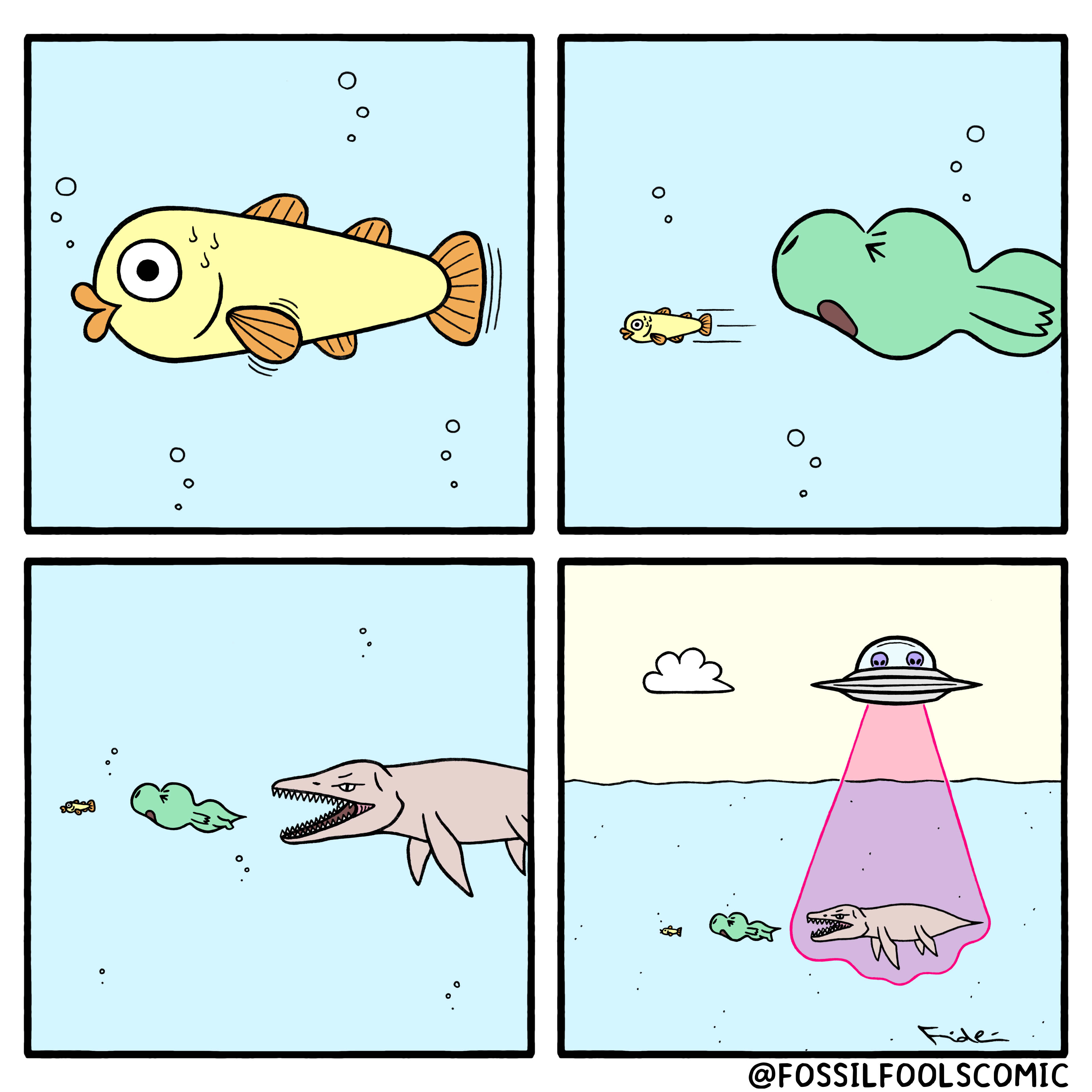 Comic: Fish (2022 Redraw)