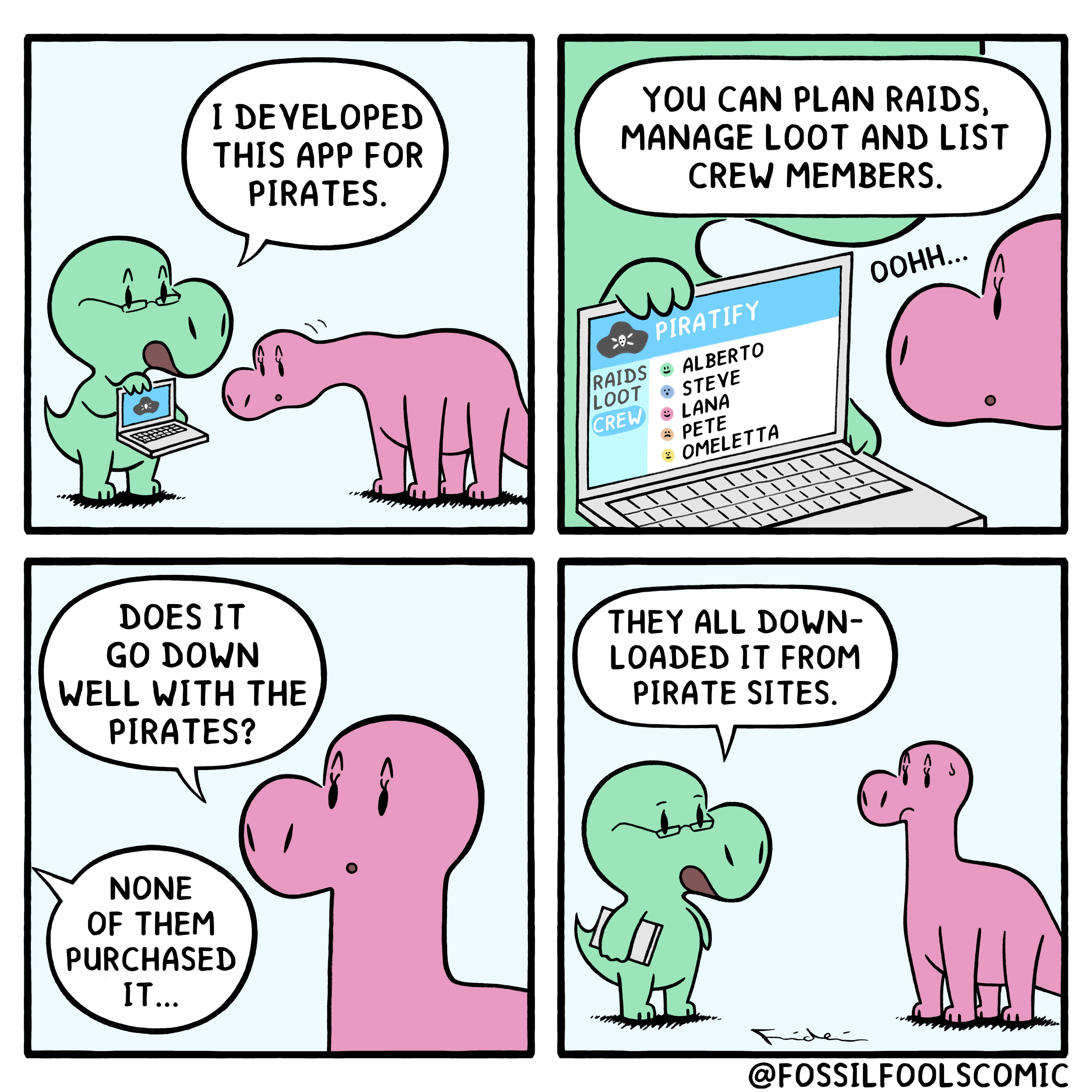 Comic: Pirate App