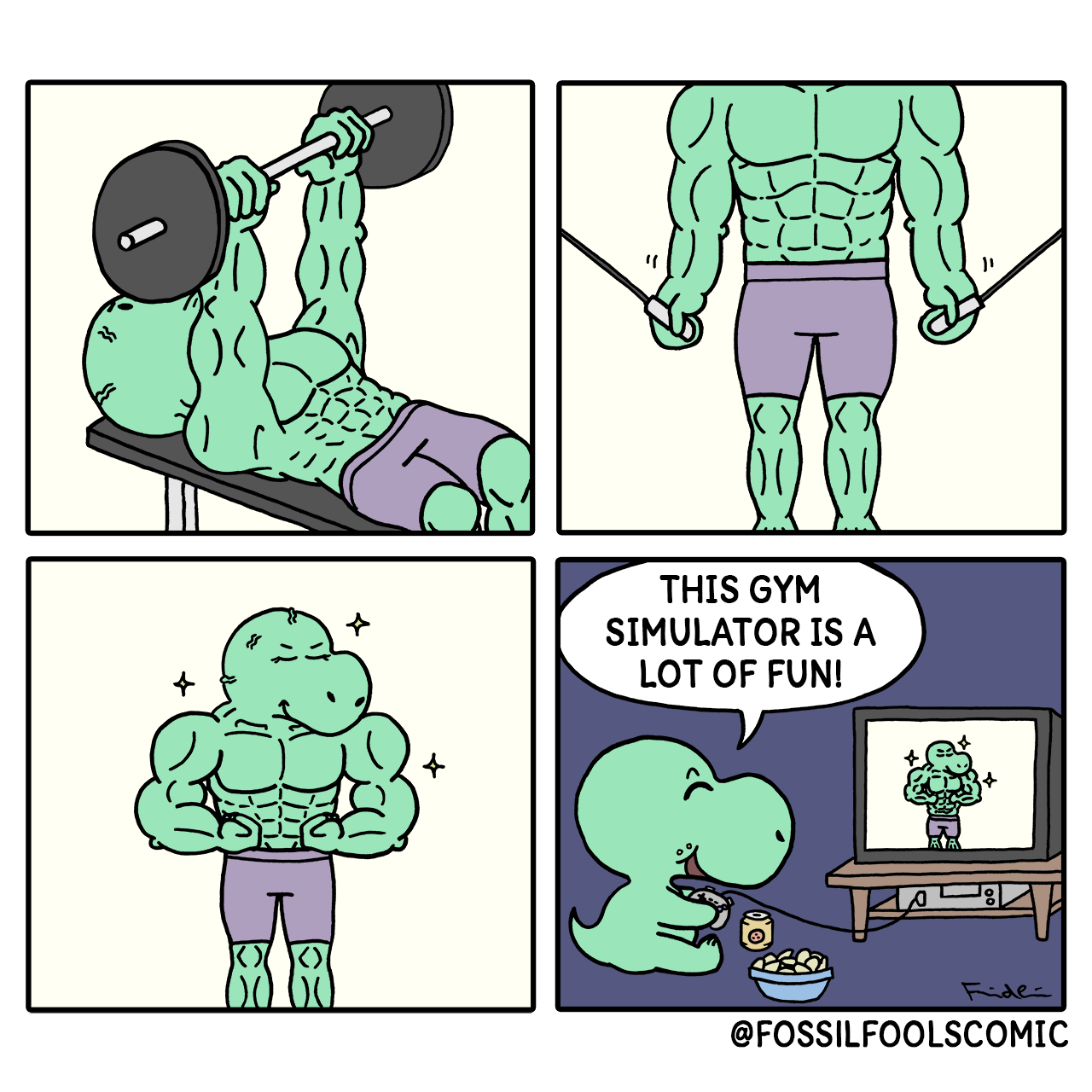 Comic: Gym Simulator