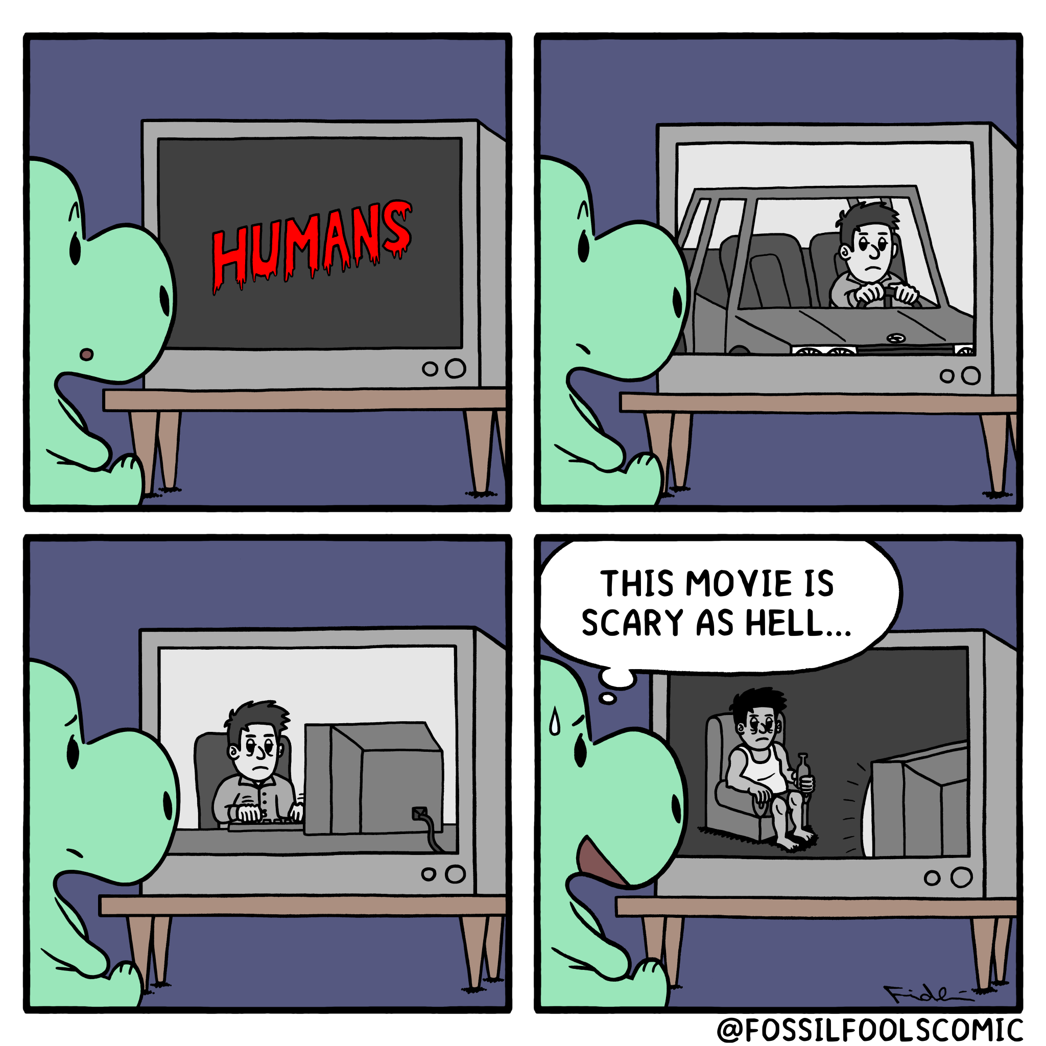 Comic: Humans On TV (2023)